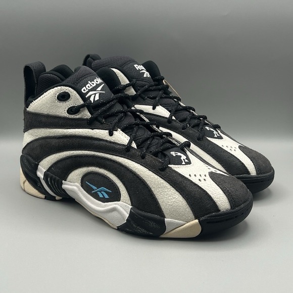 Reebok Other - Reebok Shaqnosis Washed Black‎ White Retro Shoes - Men's Size 7.5 Women's Size 9